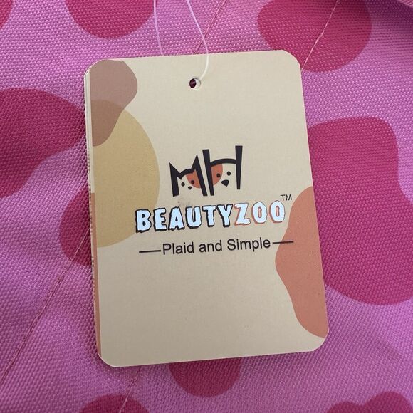 Dog Life Vest Jacket Size L Pink Alligator Adjustable Straps Handle Leash Ring - Picture 9 of 12